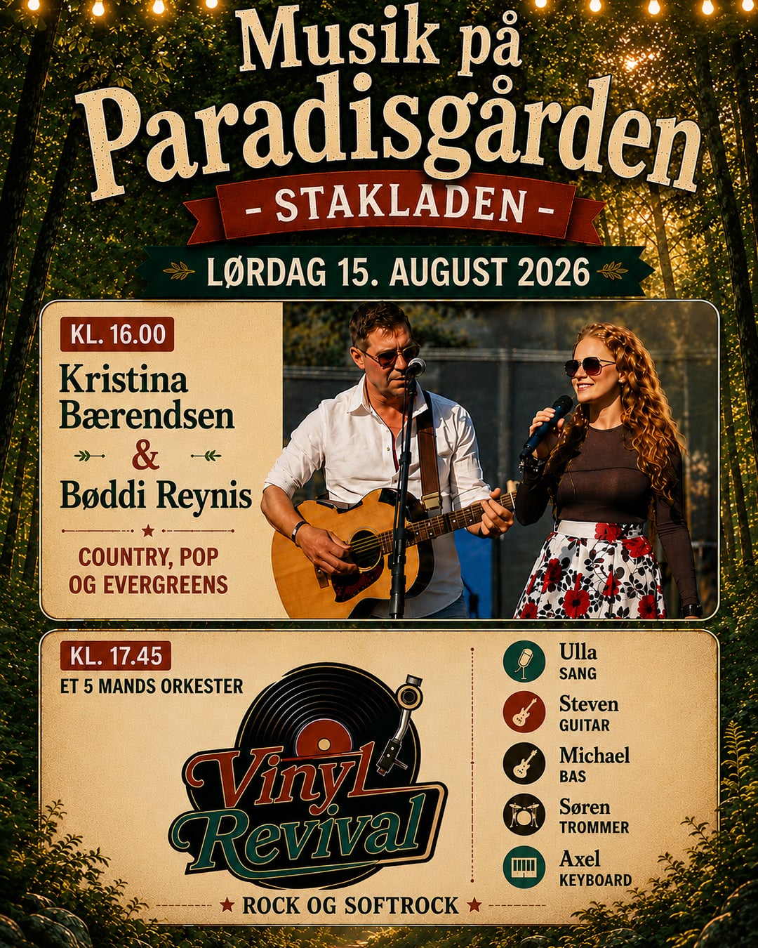 Tónleikur á Paradisgarði