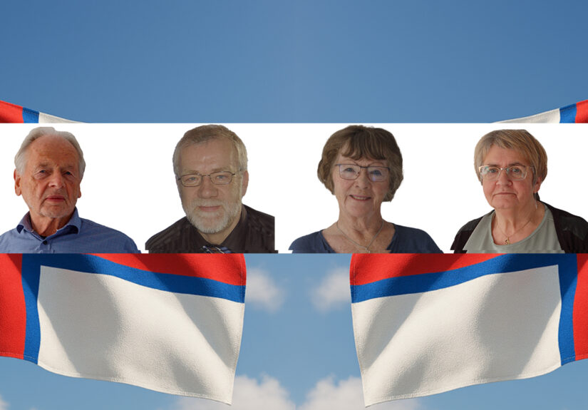 Nevndin flagg bakgrund
